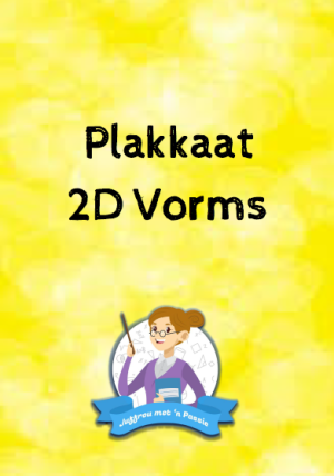 Plakkaat - 2D Vorms