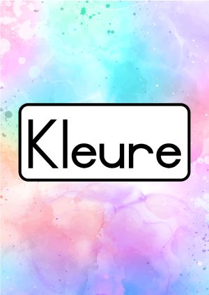 Kleure/Colours (Poster)