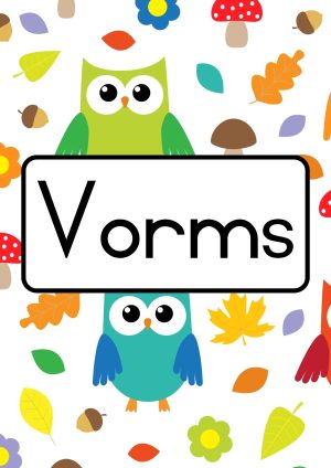 Vorms/Shapes (Poster) - Owl theme